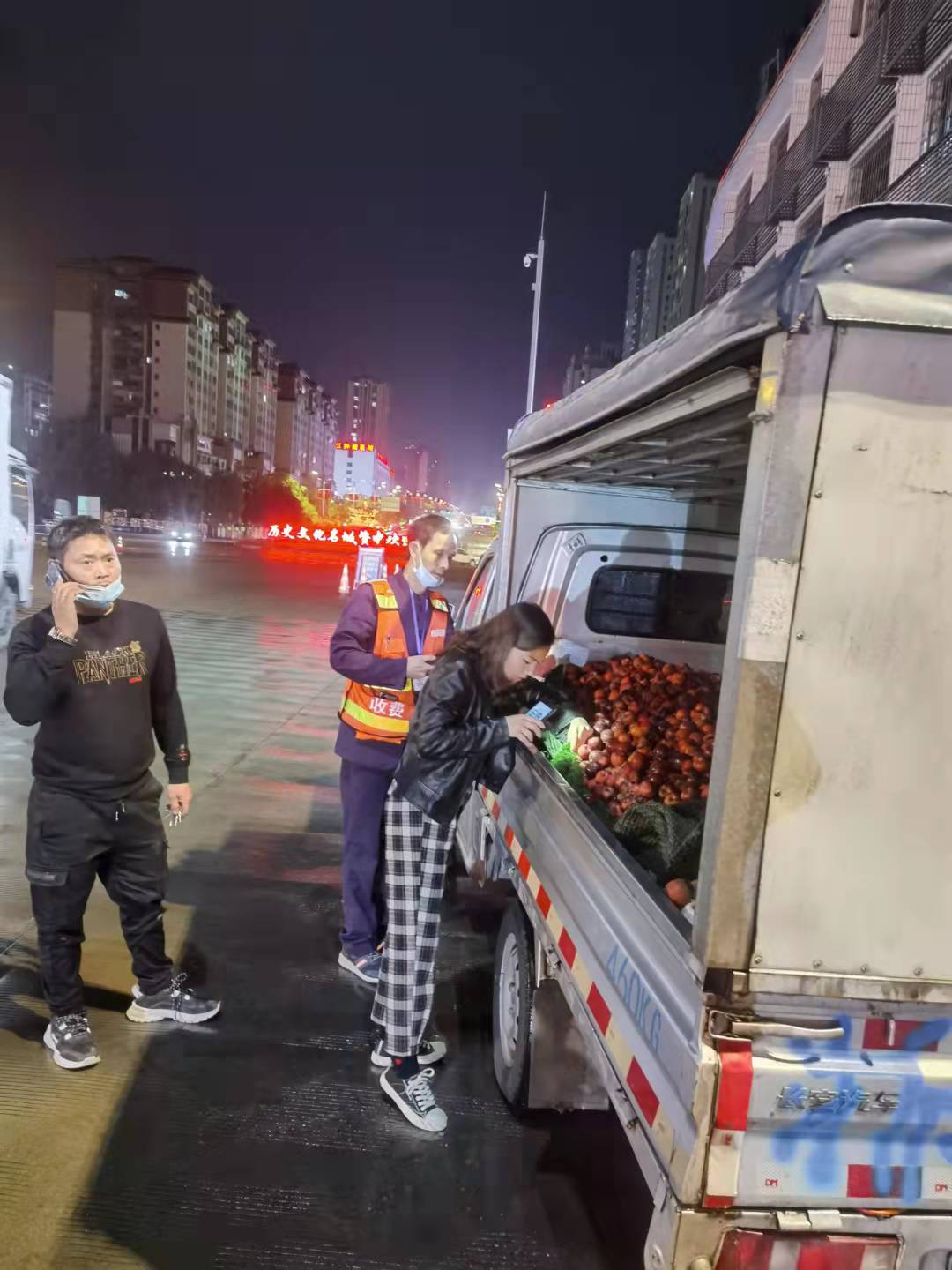資陽管理處成功查獲一輛假冒鮮活運輸車輛