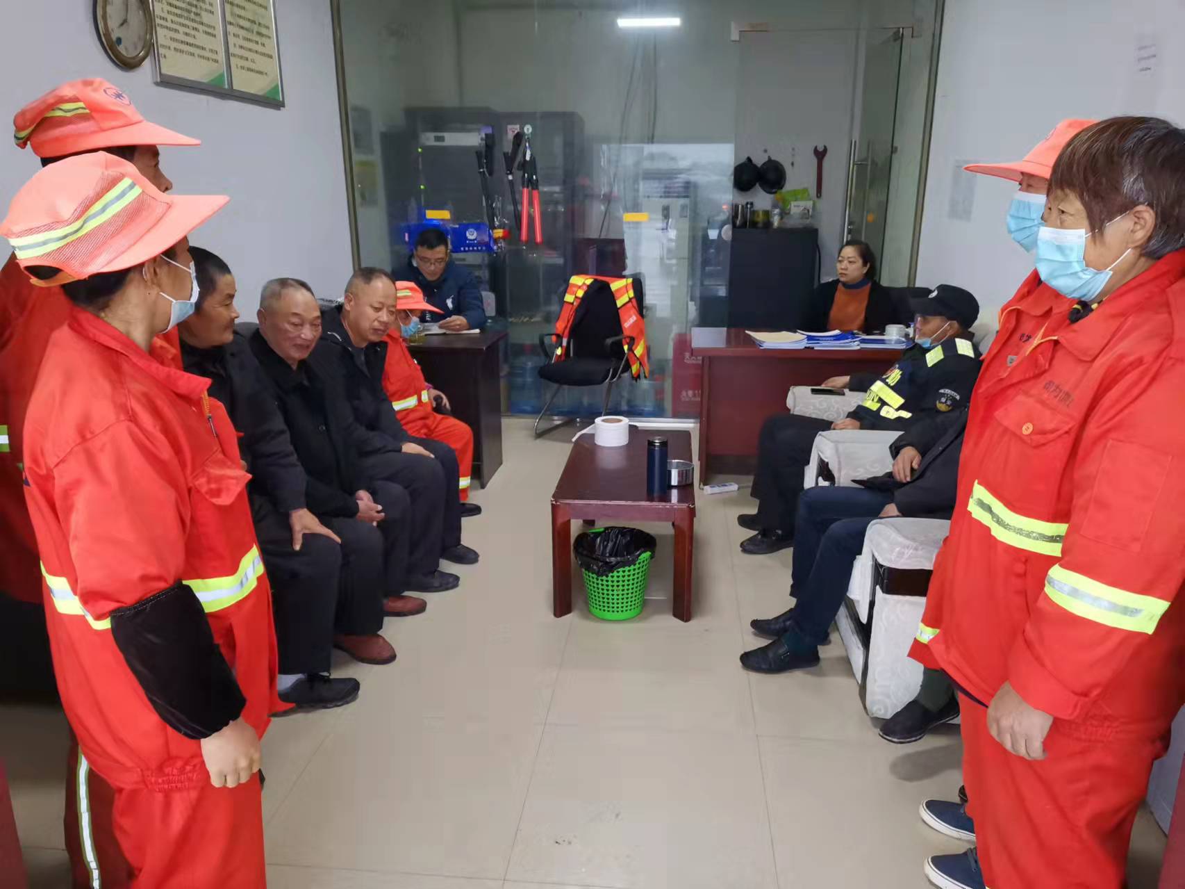 資陽管理處召開服務（停車）區疫情防控專題會