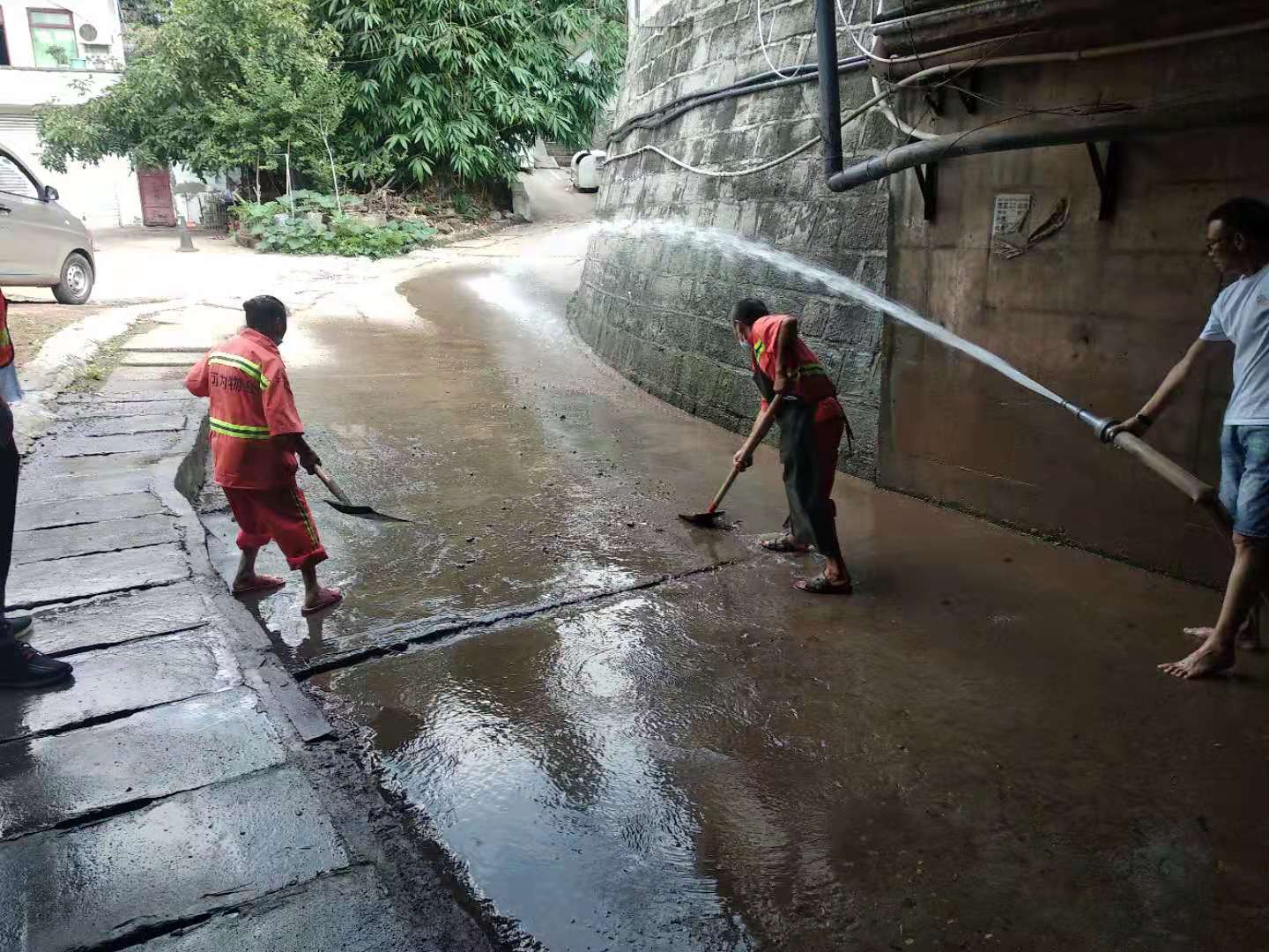 資陽管理處積極開展雨后應急處置