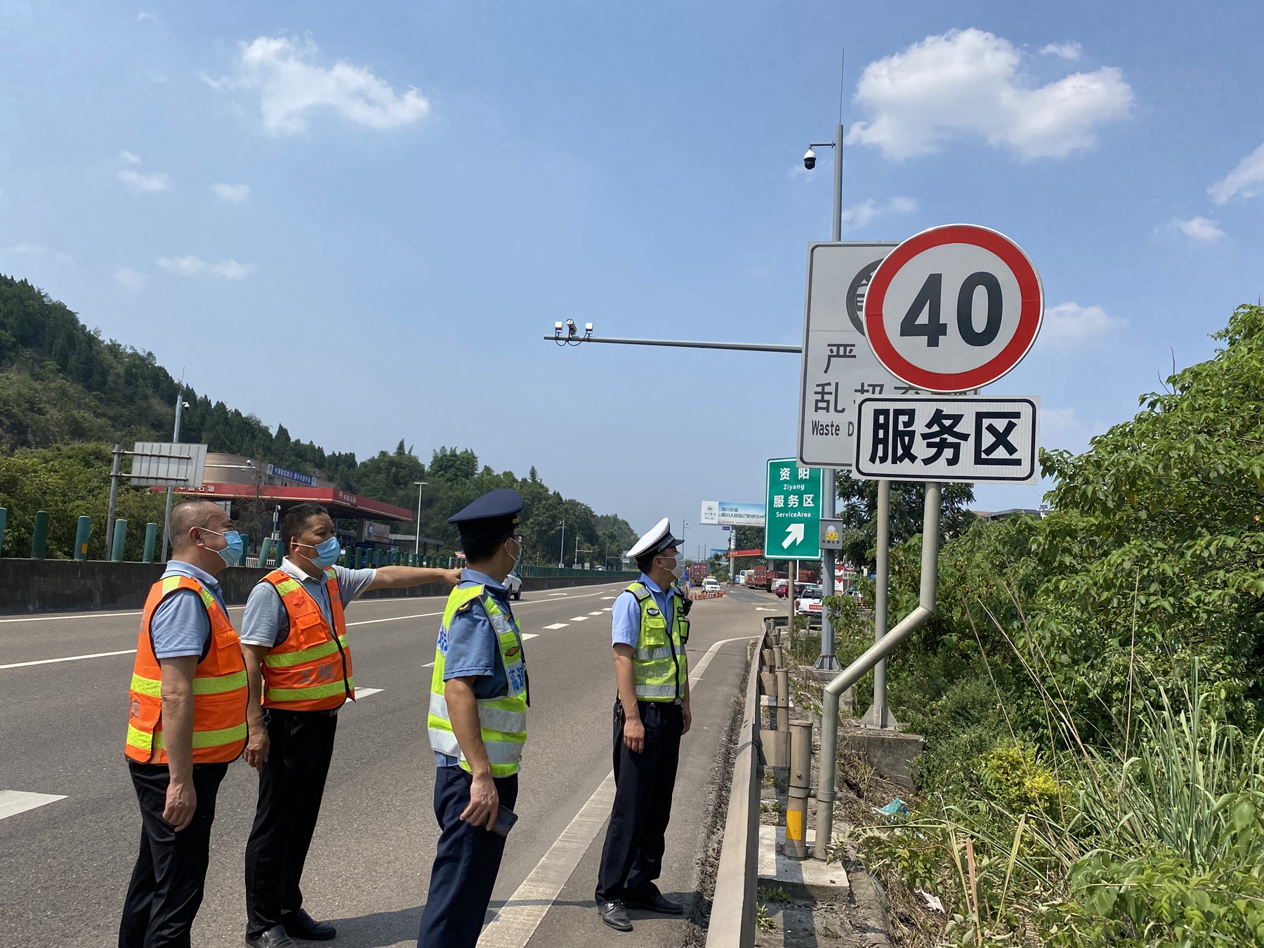 8.9+鐘利華+資陽聯勤辦積極開展轄區標志標線大排查