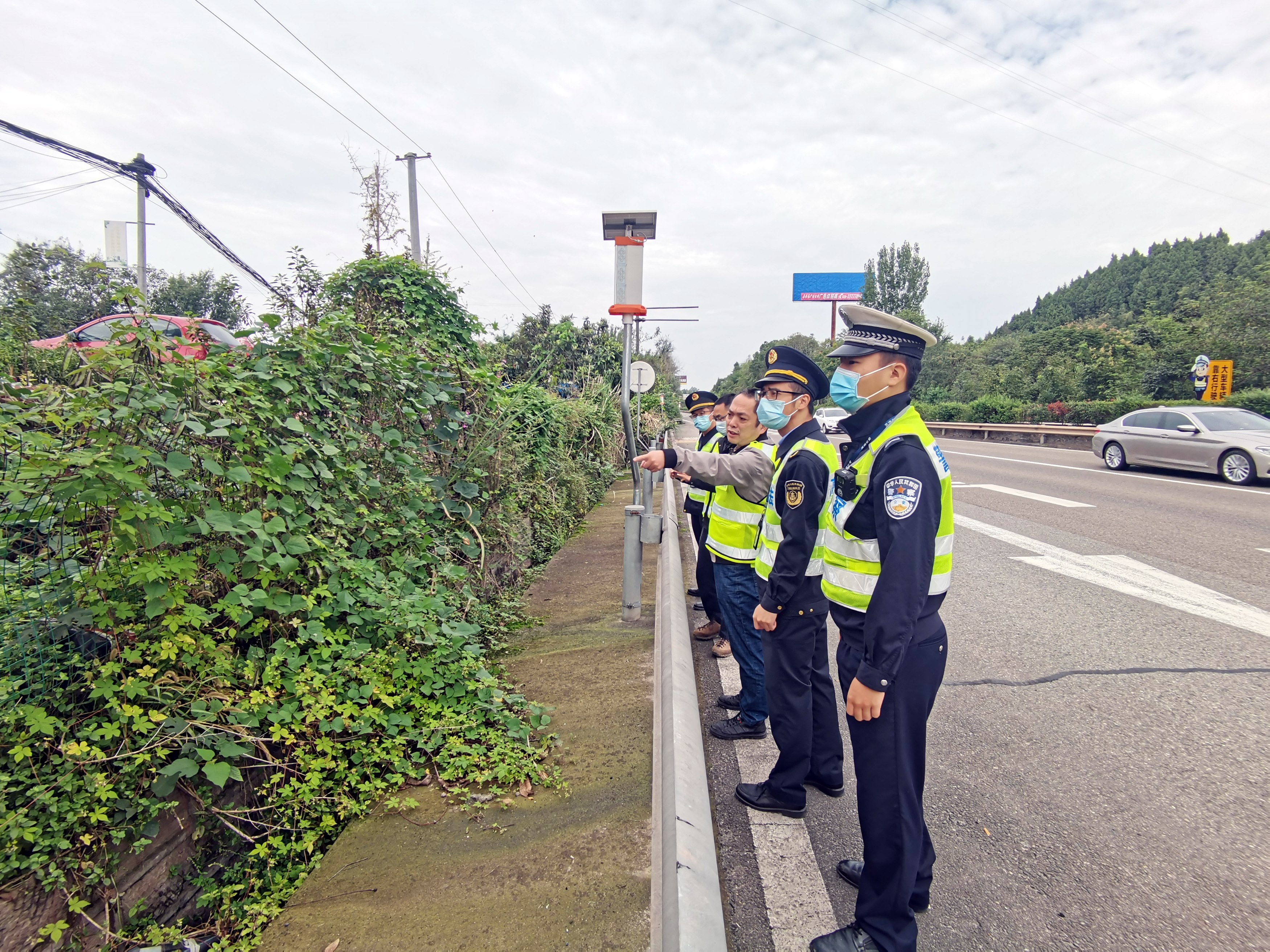 成渝高速成都聯勤辦開展道路交通安全隱患大排查
