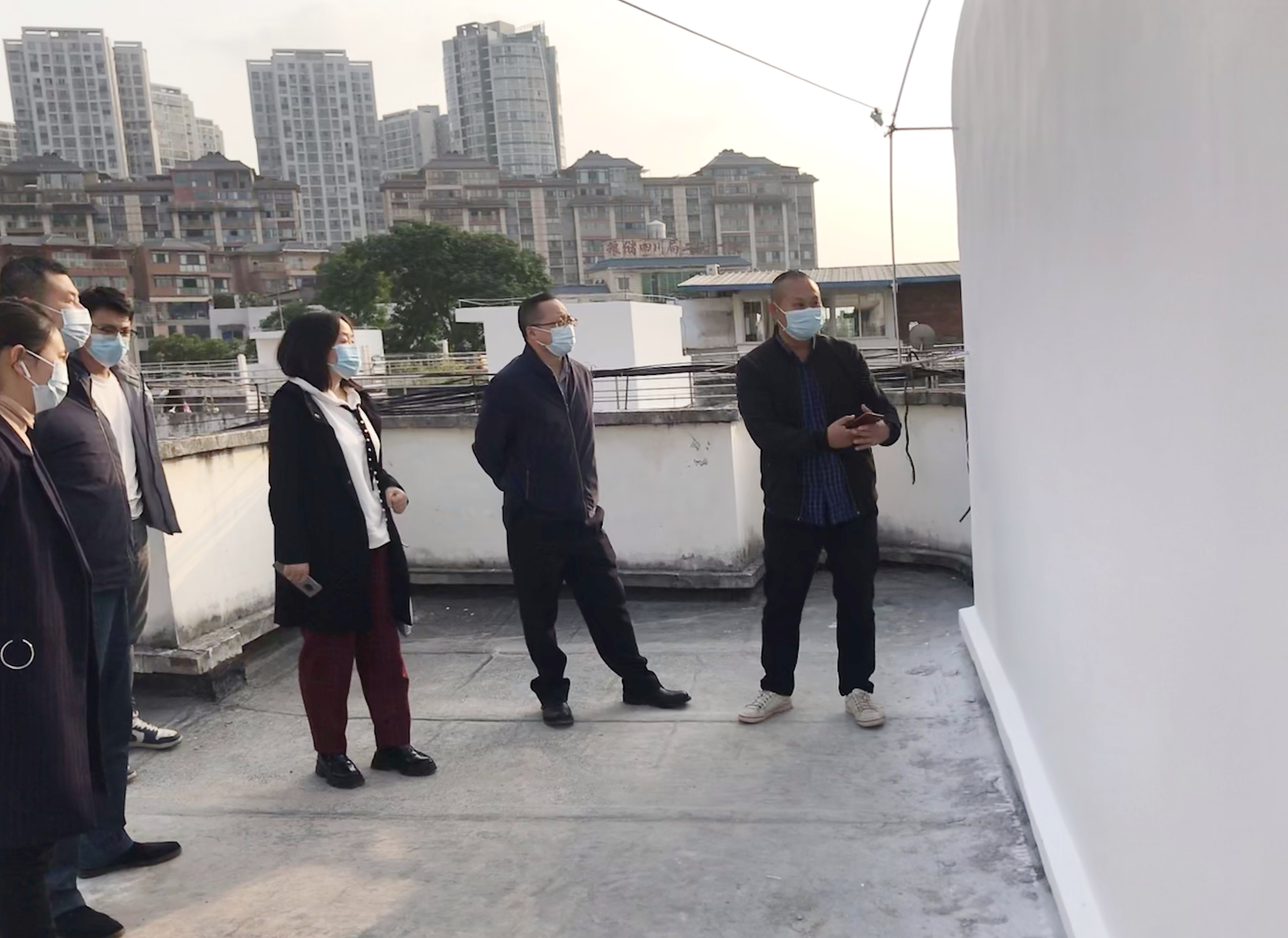 資陽管理處開展成渝高速資中生活區碉樓整改工程竣工驗收工作