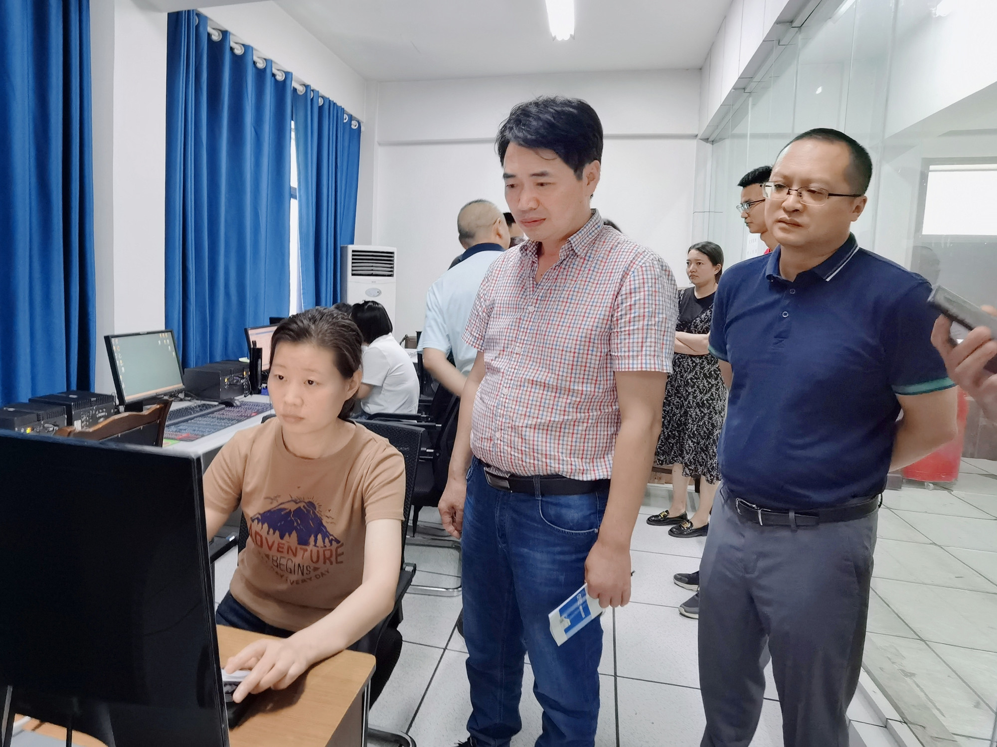 成渝分公司經營管理部調研資陽管理處營運管理工作