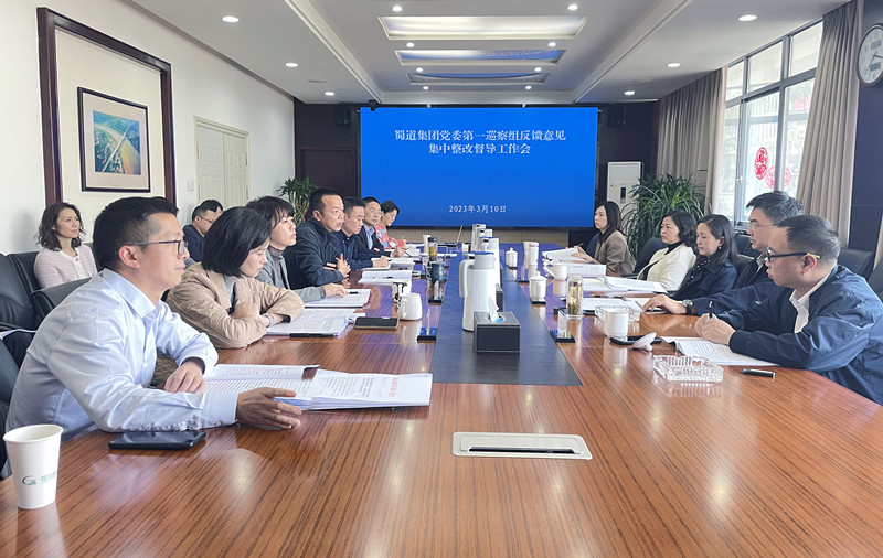 成渝公司到成渝分公司開展蜀道集團黨委巡察反饋意見整改督導