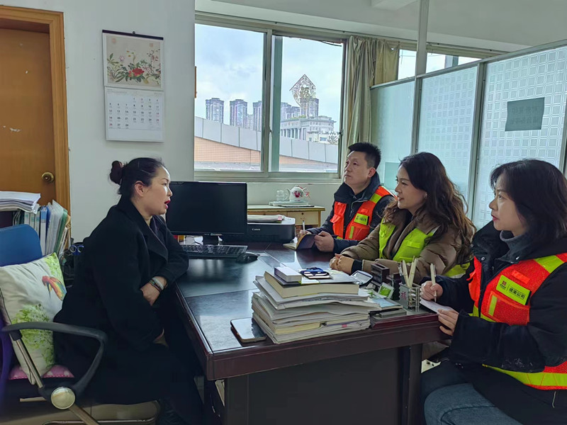 內江管理處實地走訪調查沿線物流企業(yè)