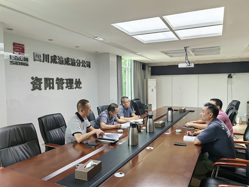資陽管理處約談成達萬高鐵涉路施工項目